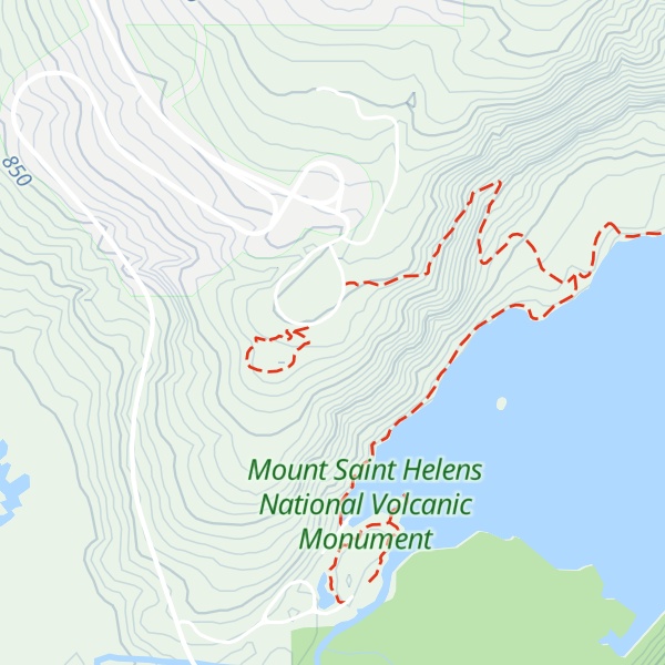 Map of Mount St. Helens Science and Learning Center at Coldwater