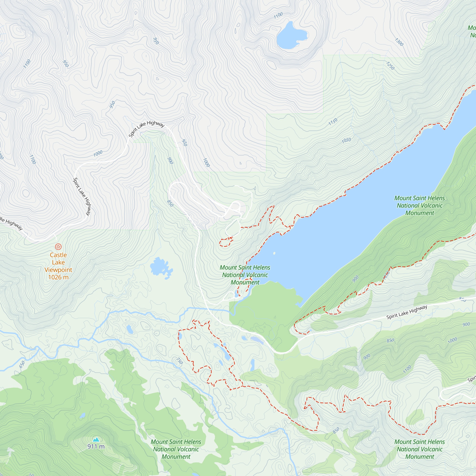 Mount St. Helens Science and Learning Center at Coldwater map