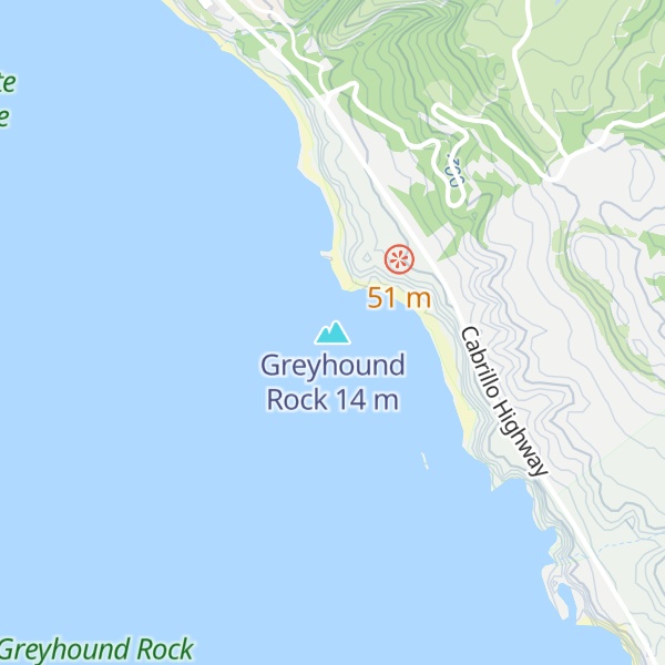 Map of Greyhound Rock