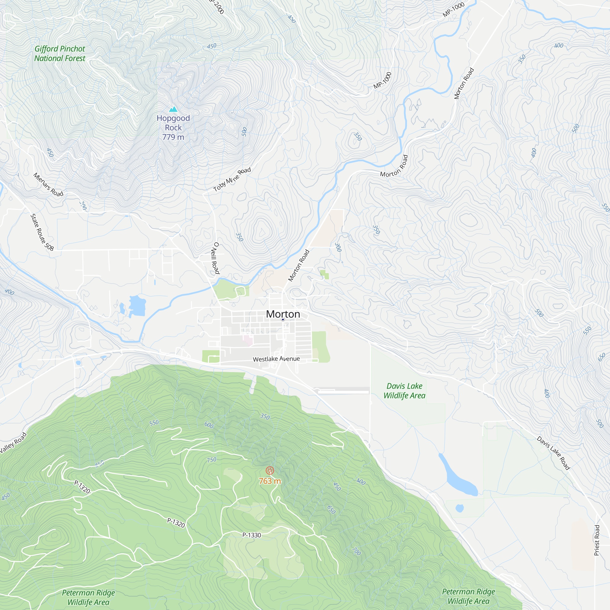 Morton Visitor Information Center map
