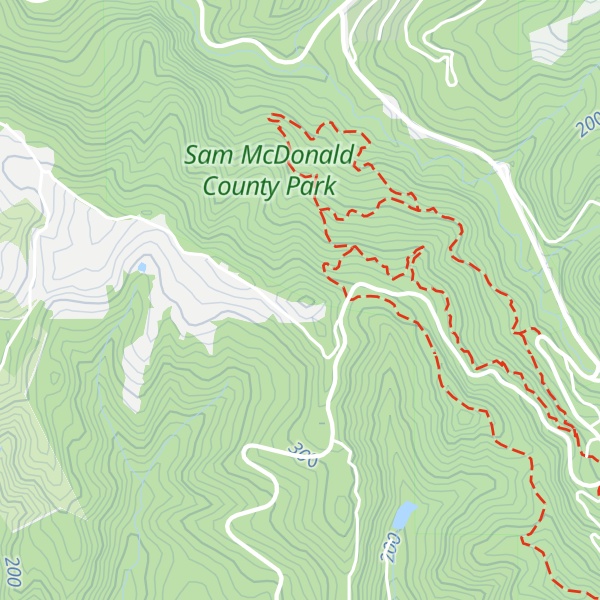 Map of Haskins Hill