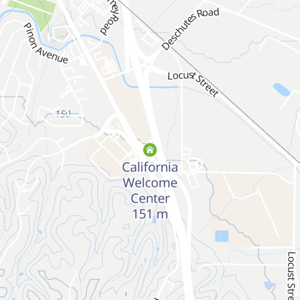 Map of California Welcome Center