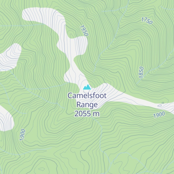 Map of Camelsfoot Range