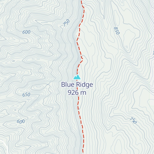 Map of Blue Ridge