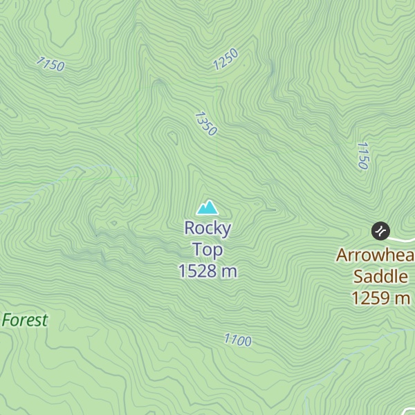 Map of Rocky Top
