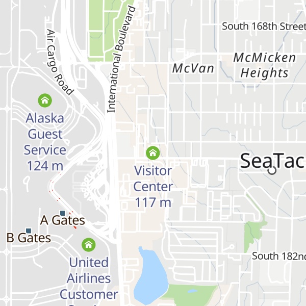 Map of Visitor Center