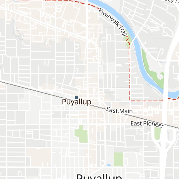 Map of Northwest Puyallup-Sumner Chamber of Commerce Visitor Information Center