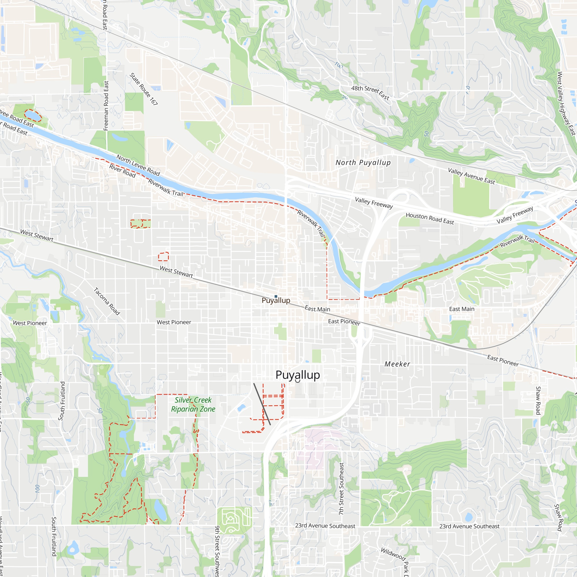 Northwest Puyallup-Sumner Chamber of Commerce Visitor Information Center map