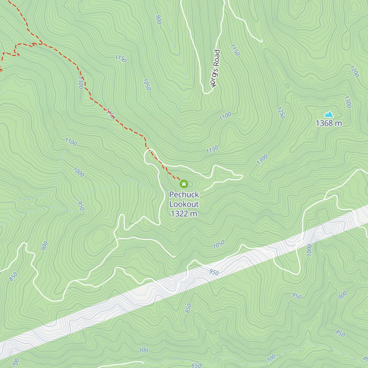 Pechuck Lookout map