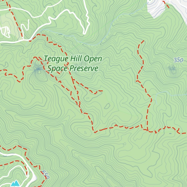Map of Teague Hill