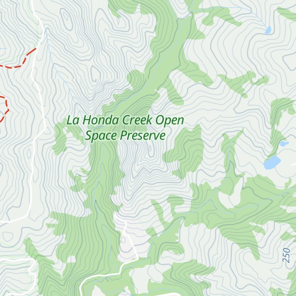 Map of Rays Peak