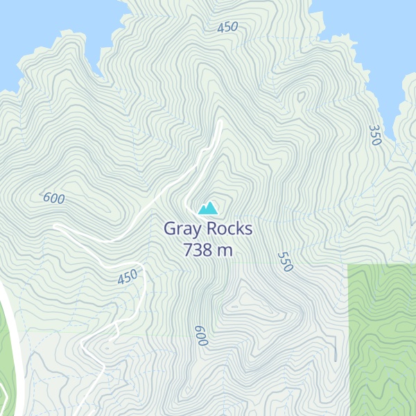 Map of Gray Rocks