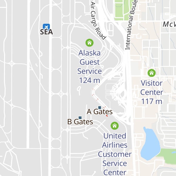 Map of Airport Information