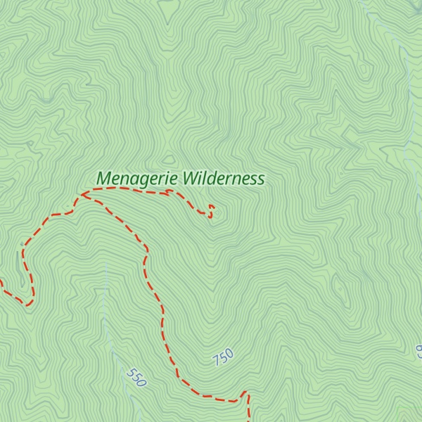 Map of Rooster Rock