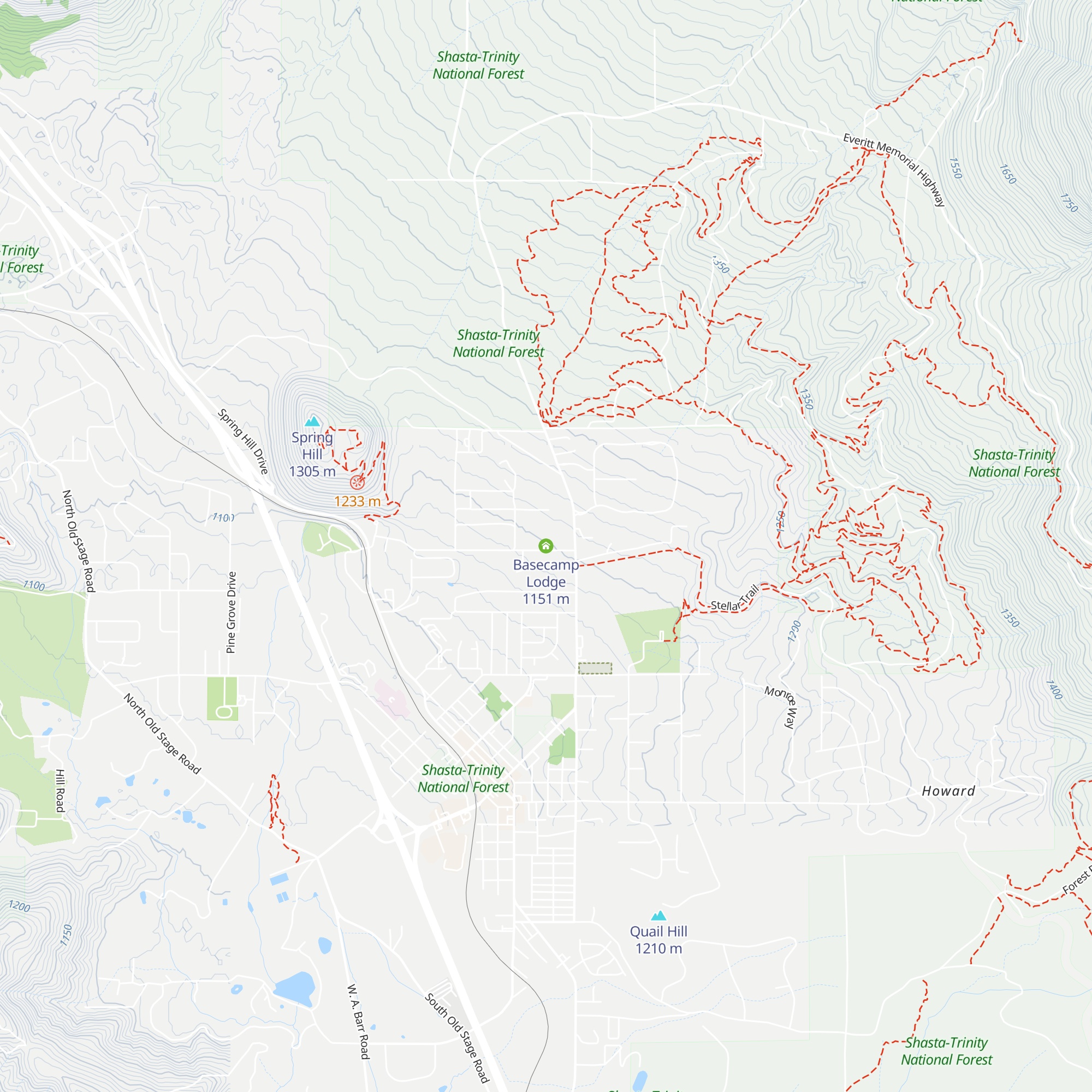 Basecamp Lodge map