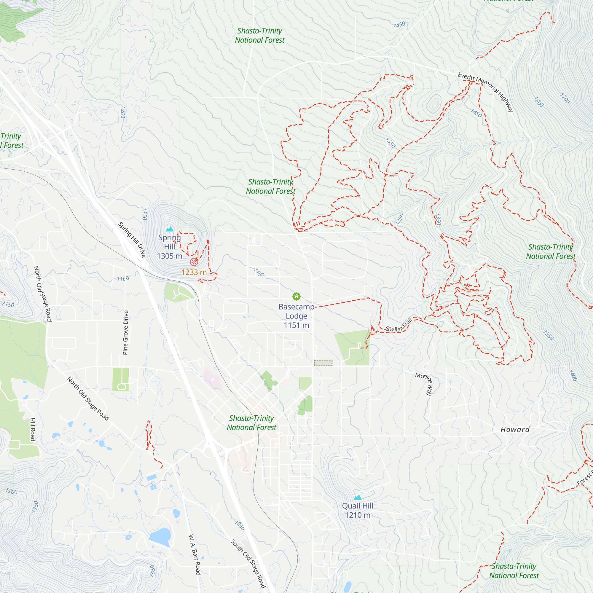Basecamp Lodge map