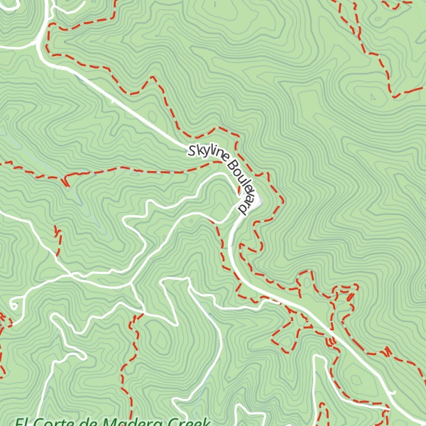 Map of Morena Sierra