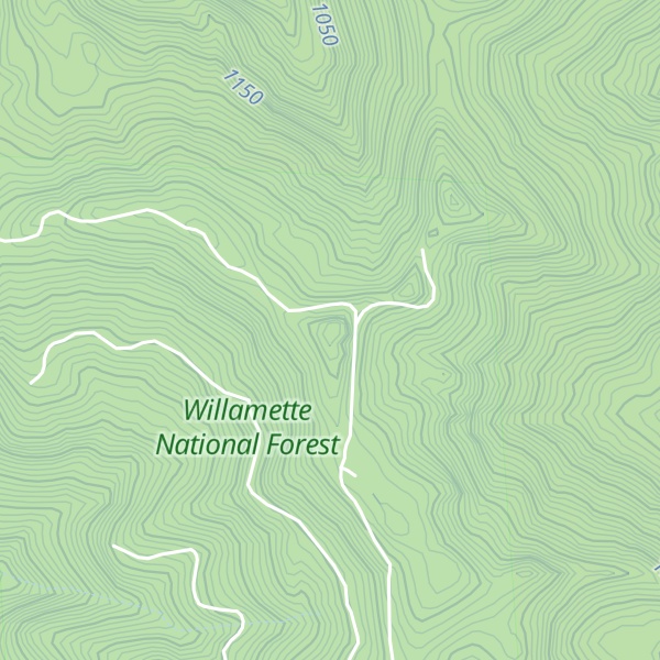Map of Cougar Rock