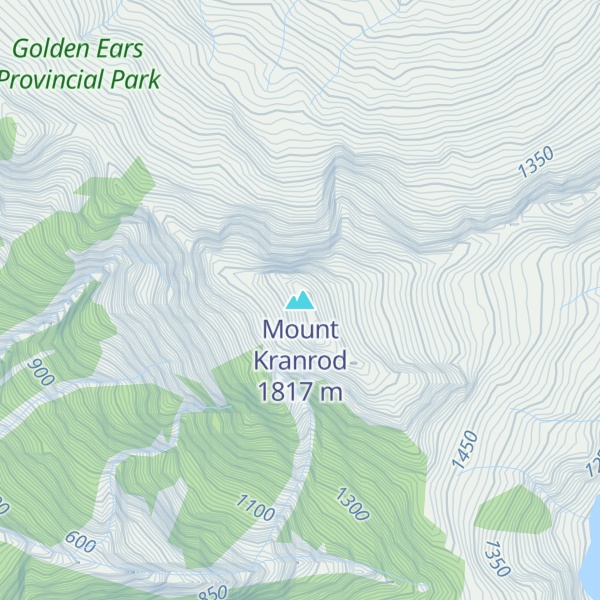 Map of Mount Kranrod