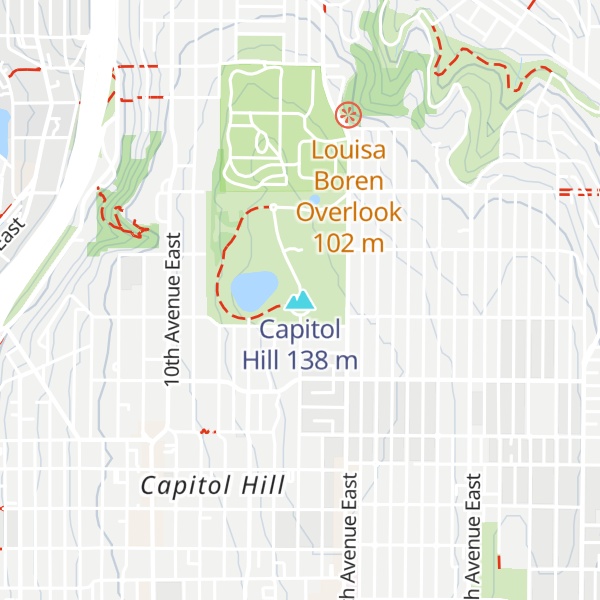 Map of Capitol Hill