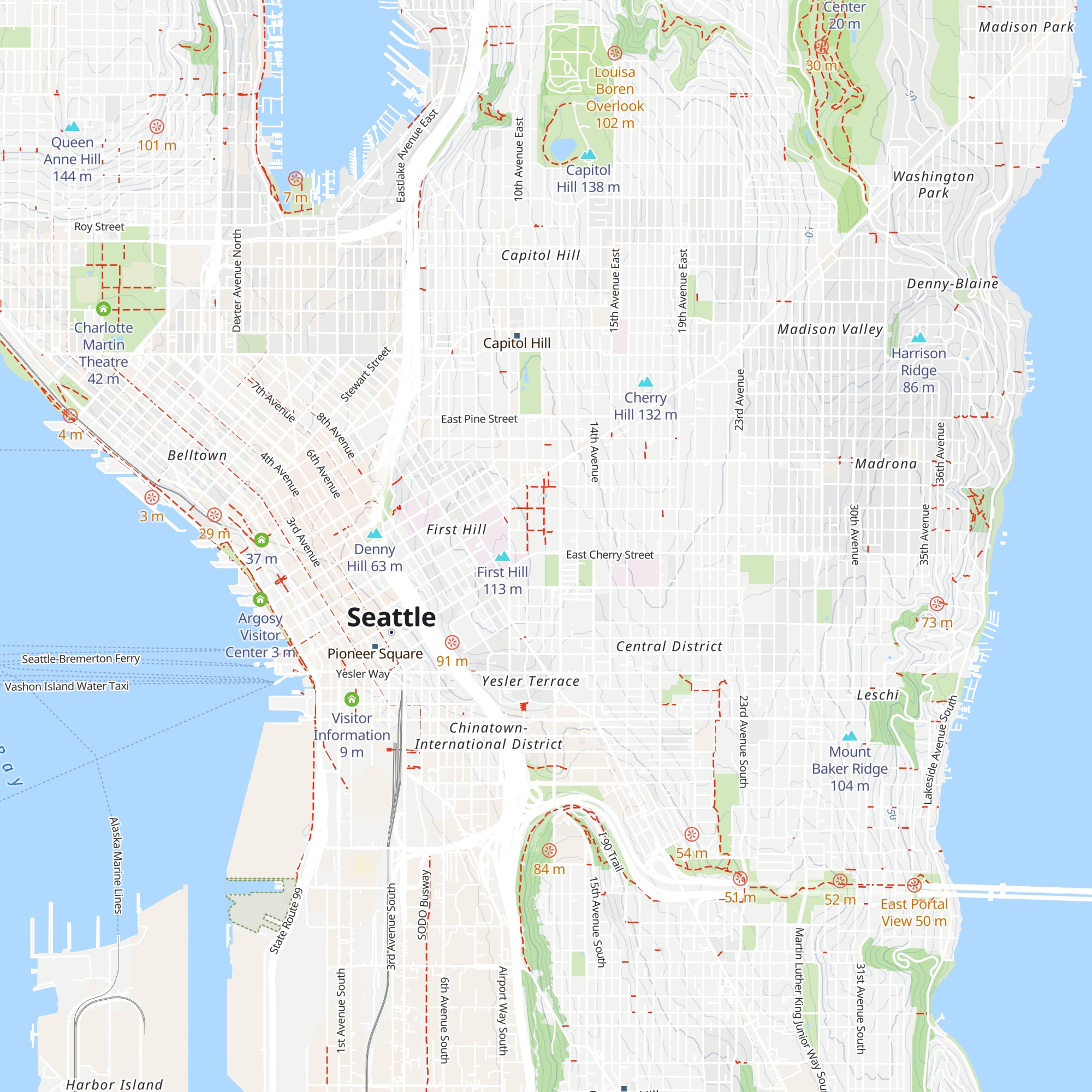 Campus Assistance Center map