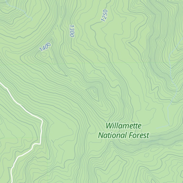 Map of Monument Peak