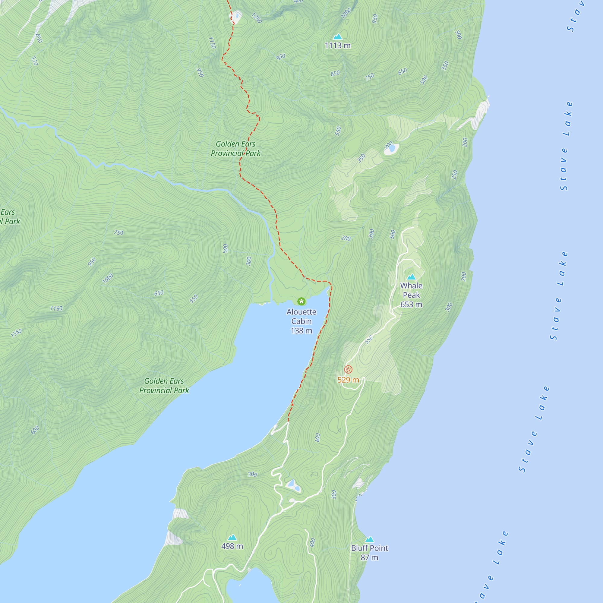 Alouette Cabin map