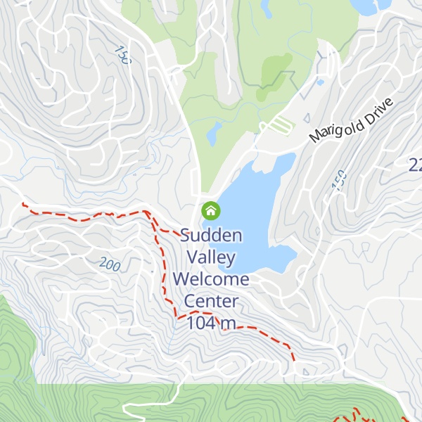 Map of Sudden Valley Welcome Center