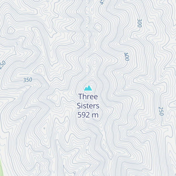 Map of Three Sisters