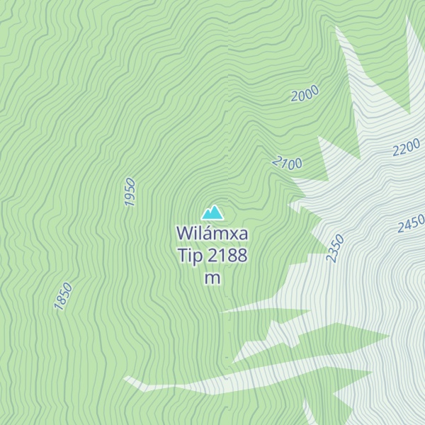 Map of Wilámxa Tip