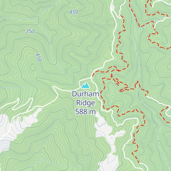 Map of Durham Ridge