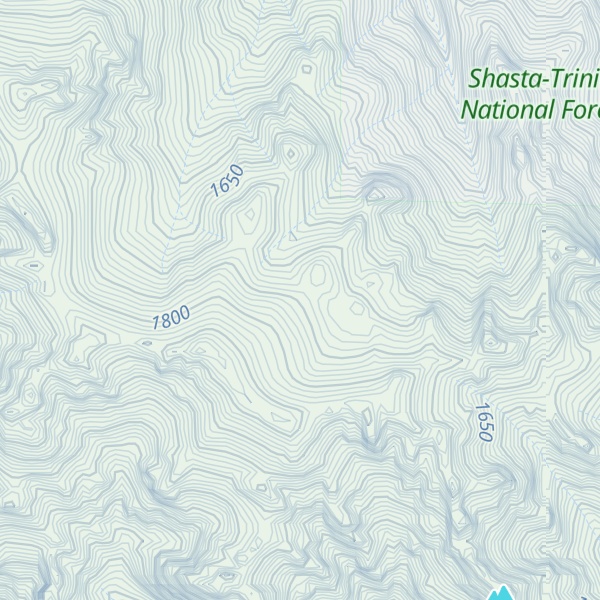 Map of Castle Crags