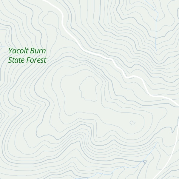 Map of Four Corner Mountain