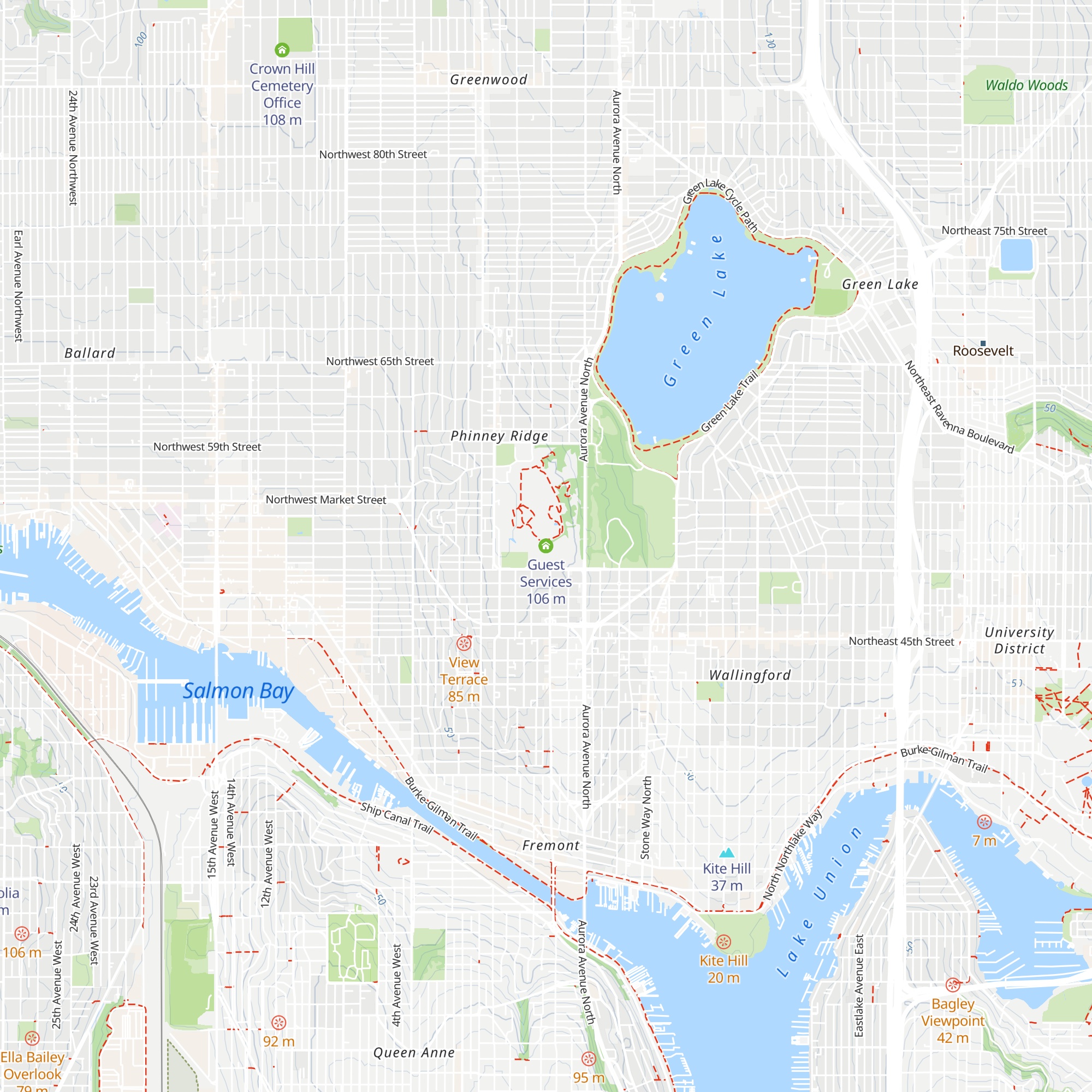 Guest Services map