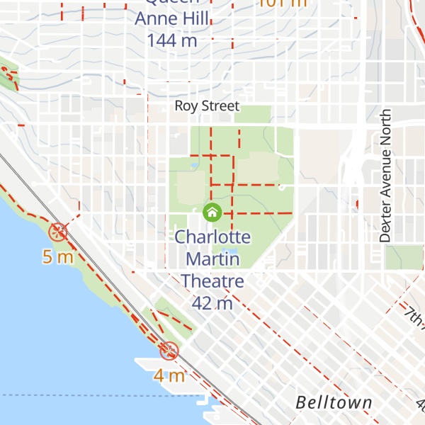 Map of Charlotte Martin Theatre