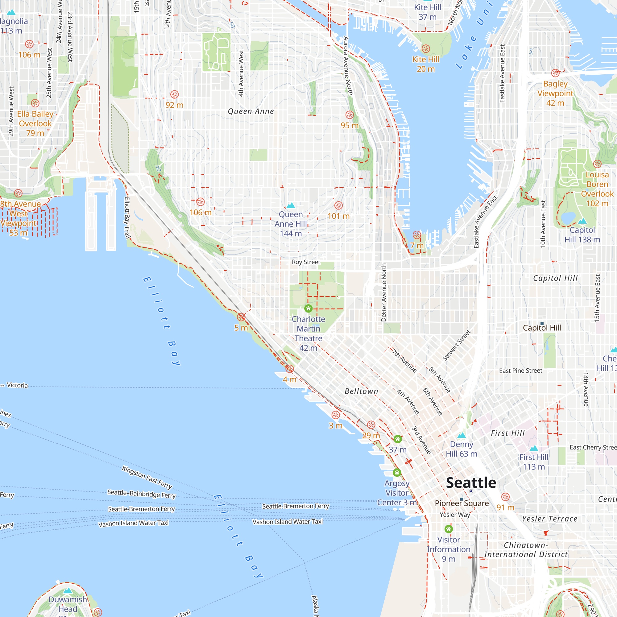 Charlotte Martin Theatre map
