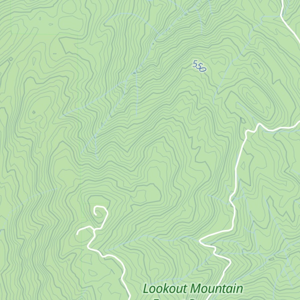 Map of Galbraith Mountain
