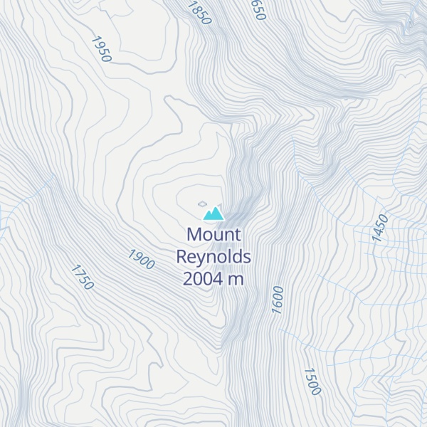 Map of Mount Reynolds