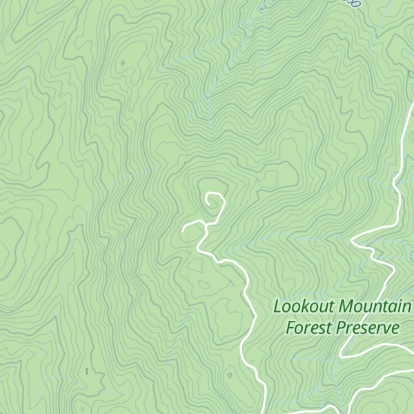 Map of Lookout Mountain