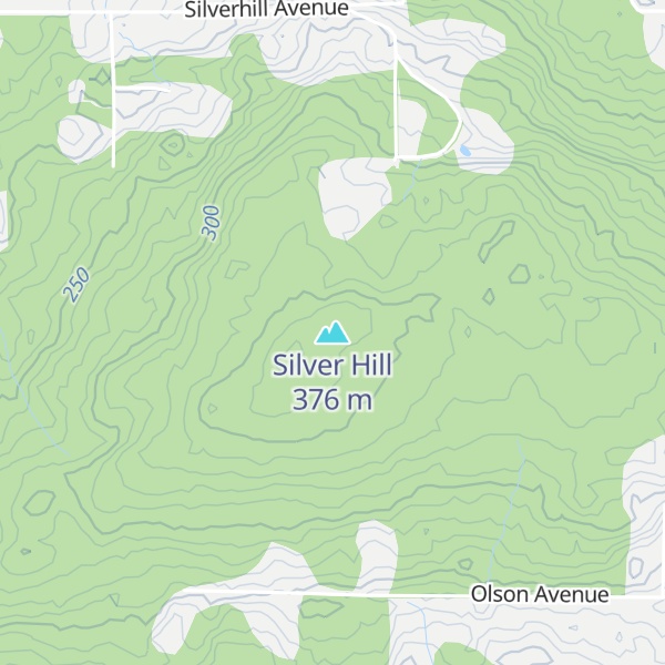 Map of Silver Hill