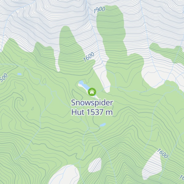 Map of Snowspider Hut