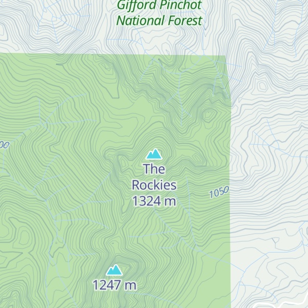 Map of The Rockies