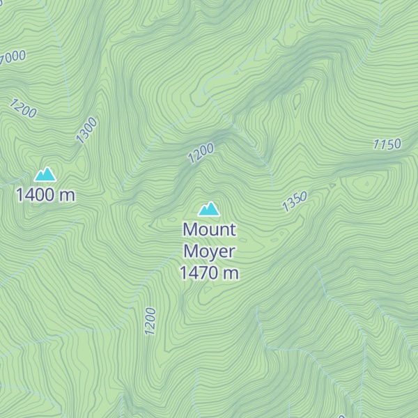 Map of Mount Moyer
