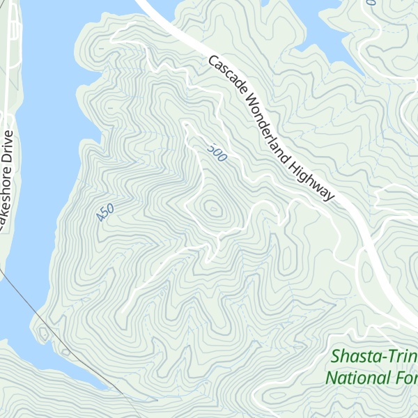 Map of Haycock Peak