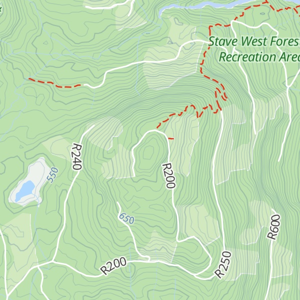 Map of Rockwell Knob