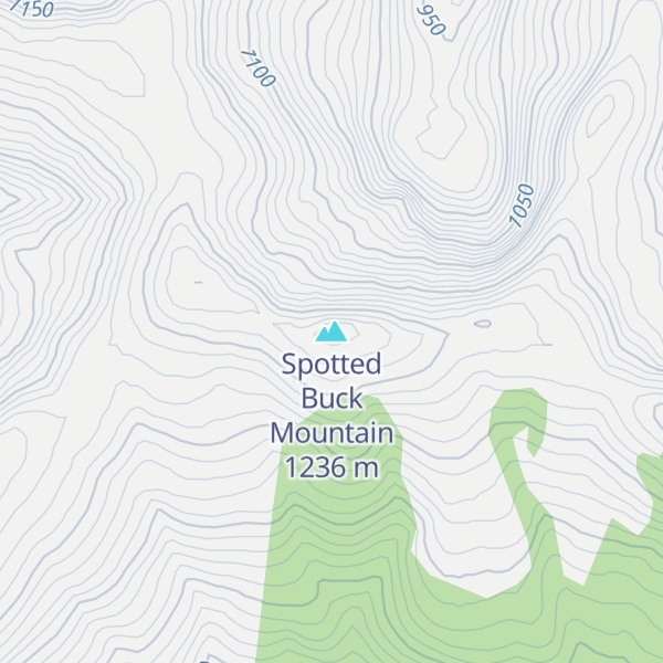 Map of Spotted Buck Mountain