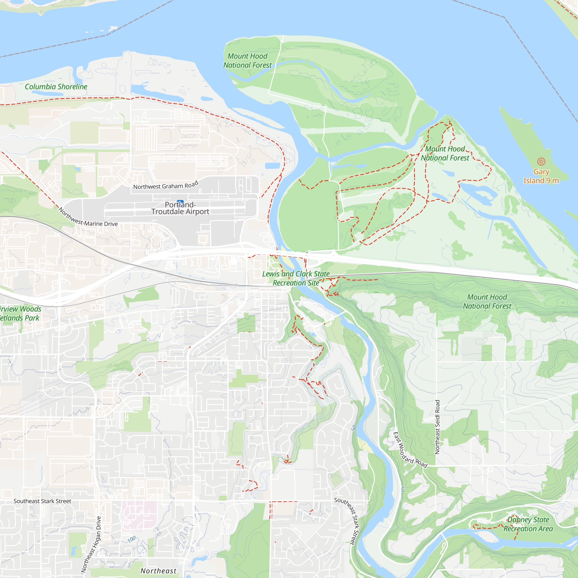 Gateway to the Gorge Visitor Center map