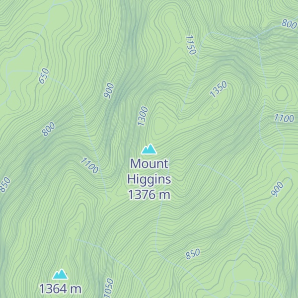 Map of Mount Higgins
