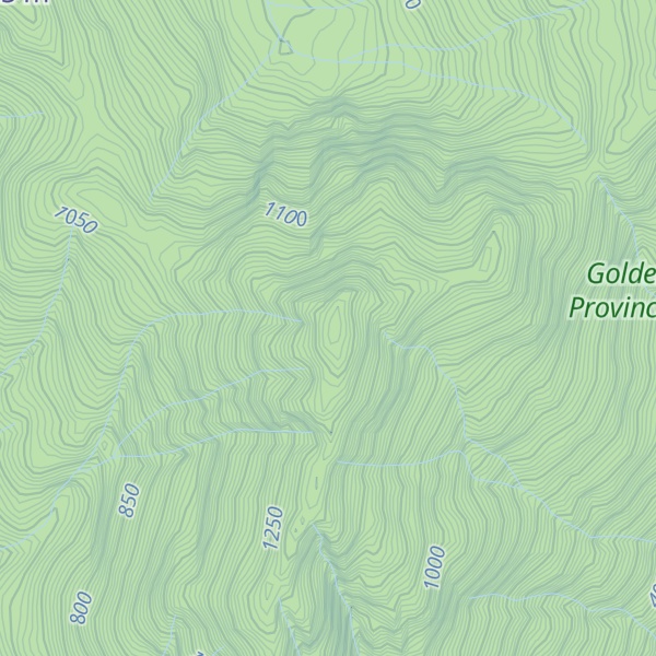 Map of Mount Gatey