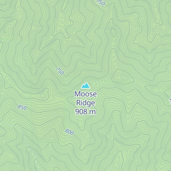 Map of Moose Ridge